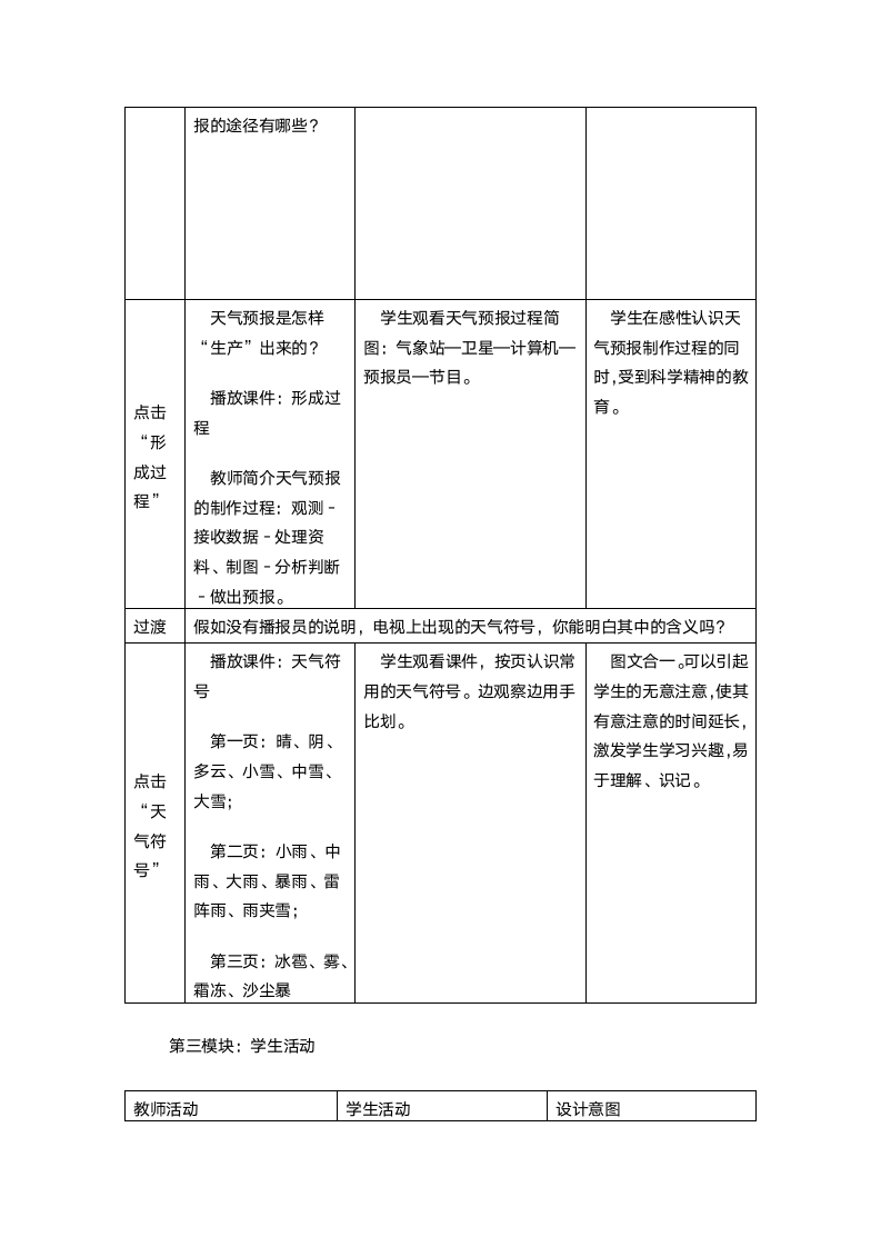 人教版七年级地理《第三章第一节多变的天气》教案.doc第7页