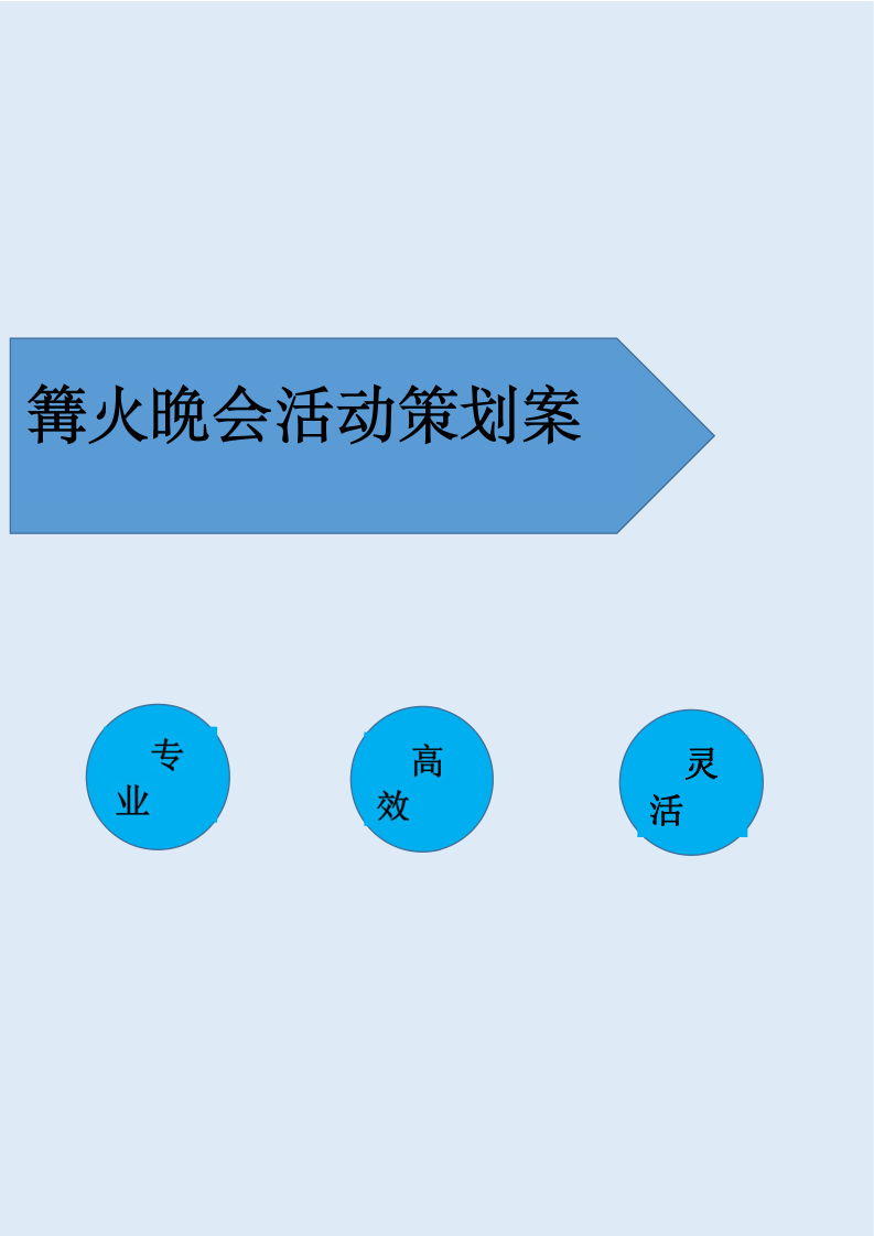 企业活动晚会策划方案-篝火晚会.docx第1页