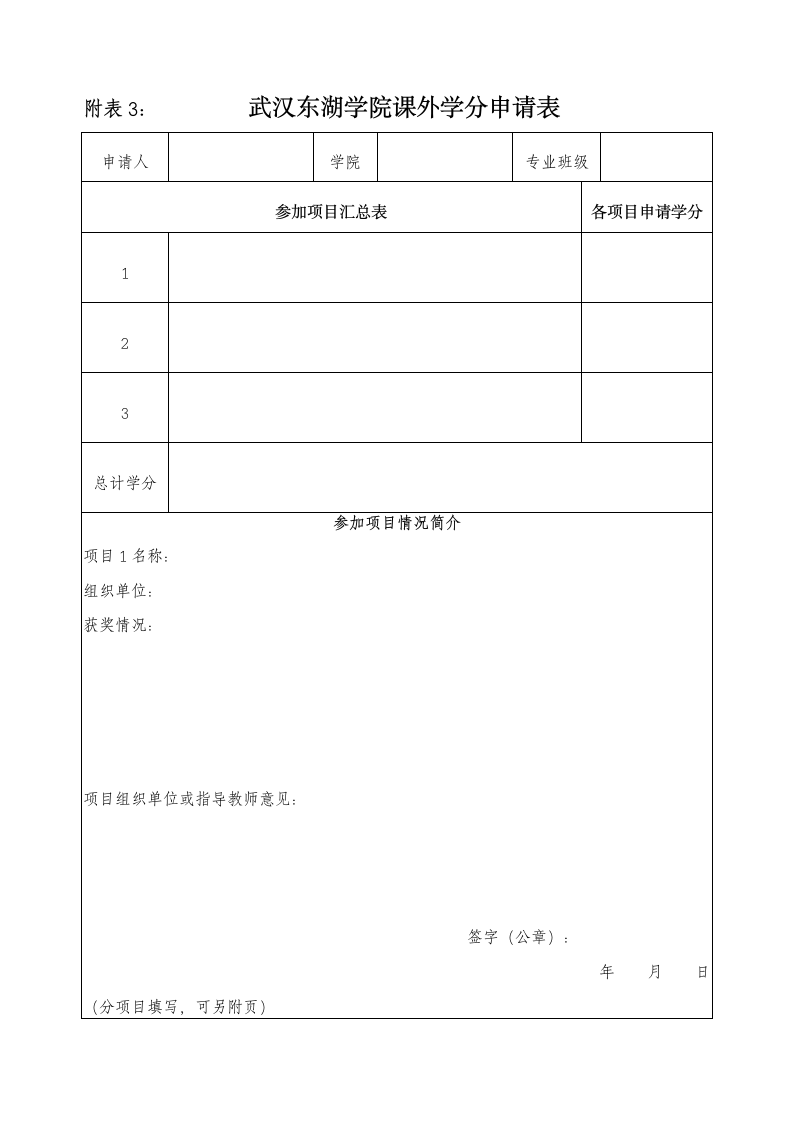 武汉东湖学院课外学分实施办法(5月28日修改)第12页