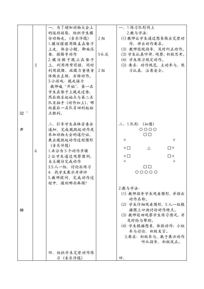 四年级体育教案-跪 跳 起   全国通用.doc第2页