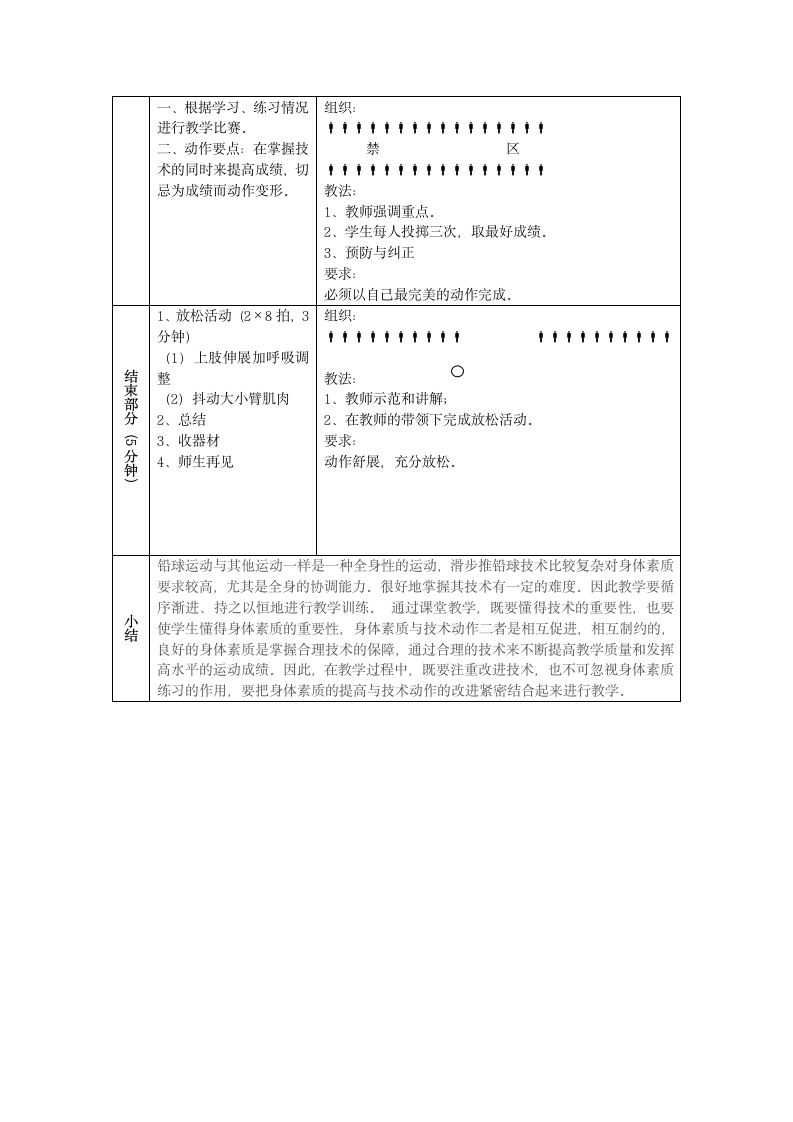 六年级体育教案 -原地推铅球 全国通用.doc第5页