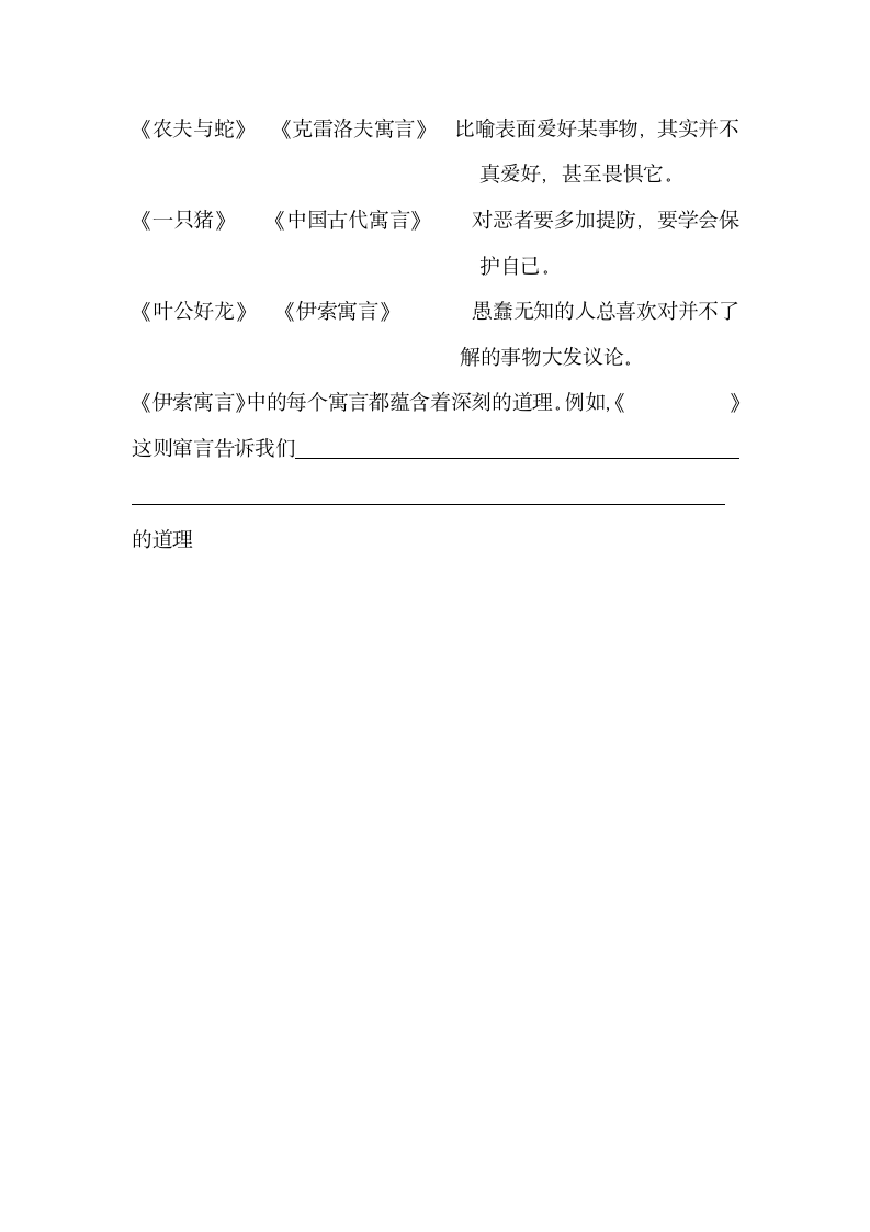 语文园地二 快乐读书吧 同步练习 2021-2022学年三年级下册语文（含答案）.doc第4页