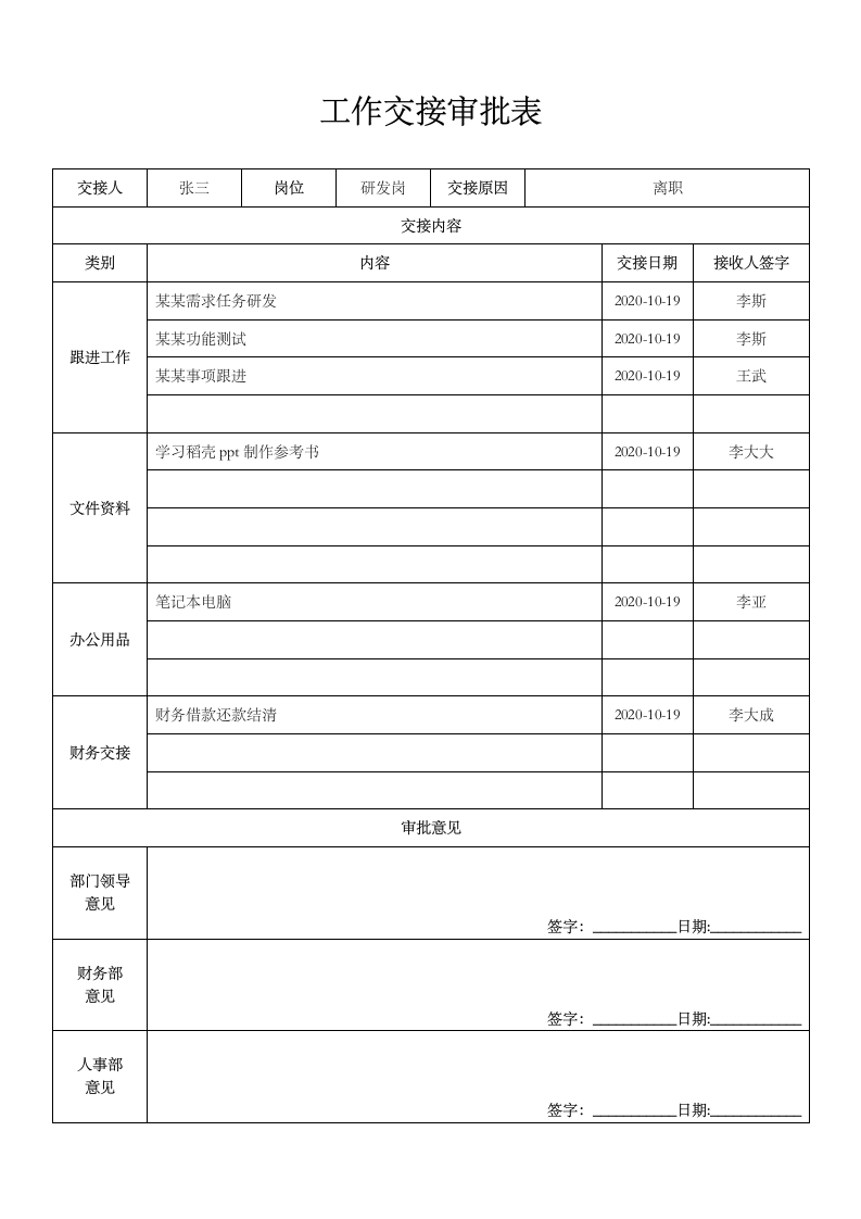 工作交接审批表.docx第1页