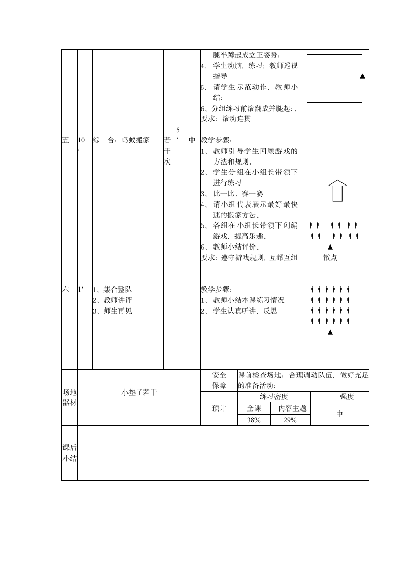 前滚翻（教案） 体育一年级下册1.doc第2页