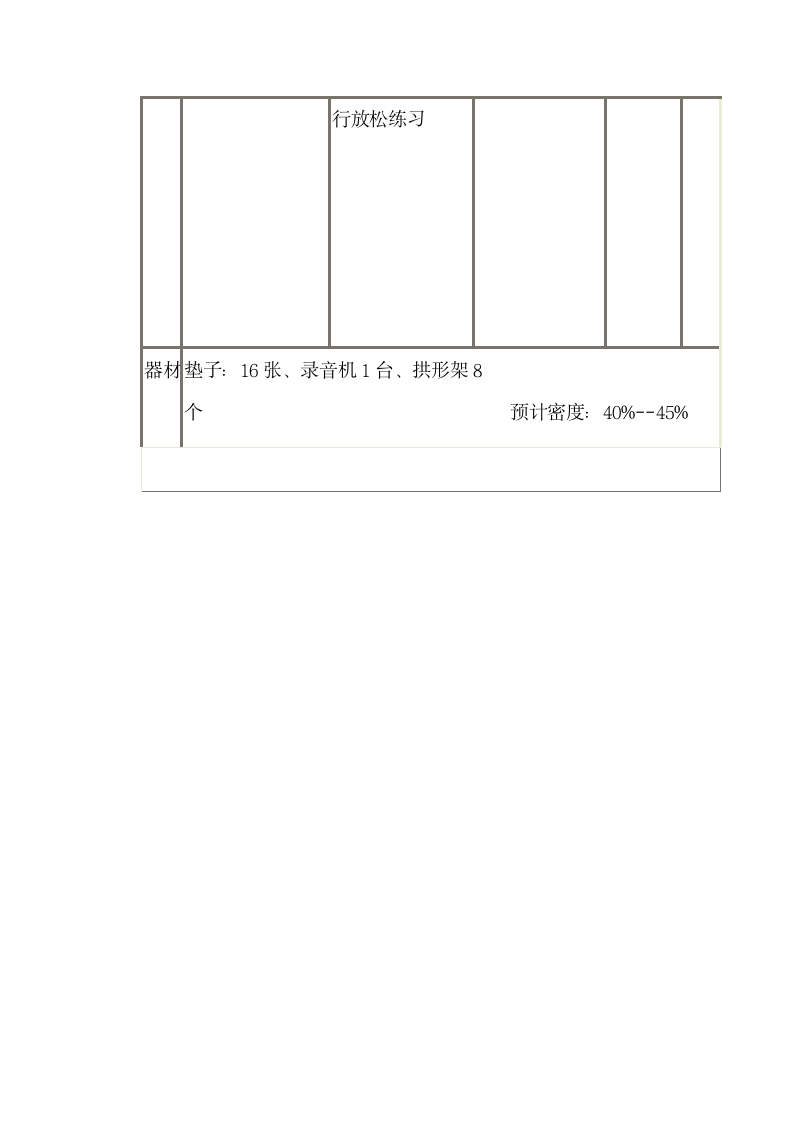 丛林大冒险（教案） 体育四年级下册.doc第7页