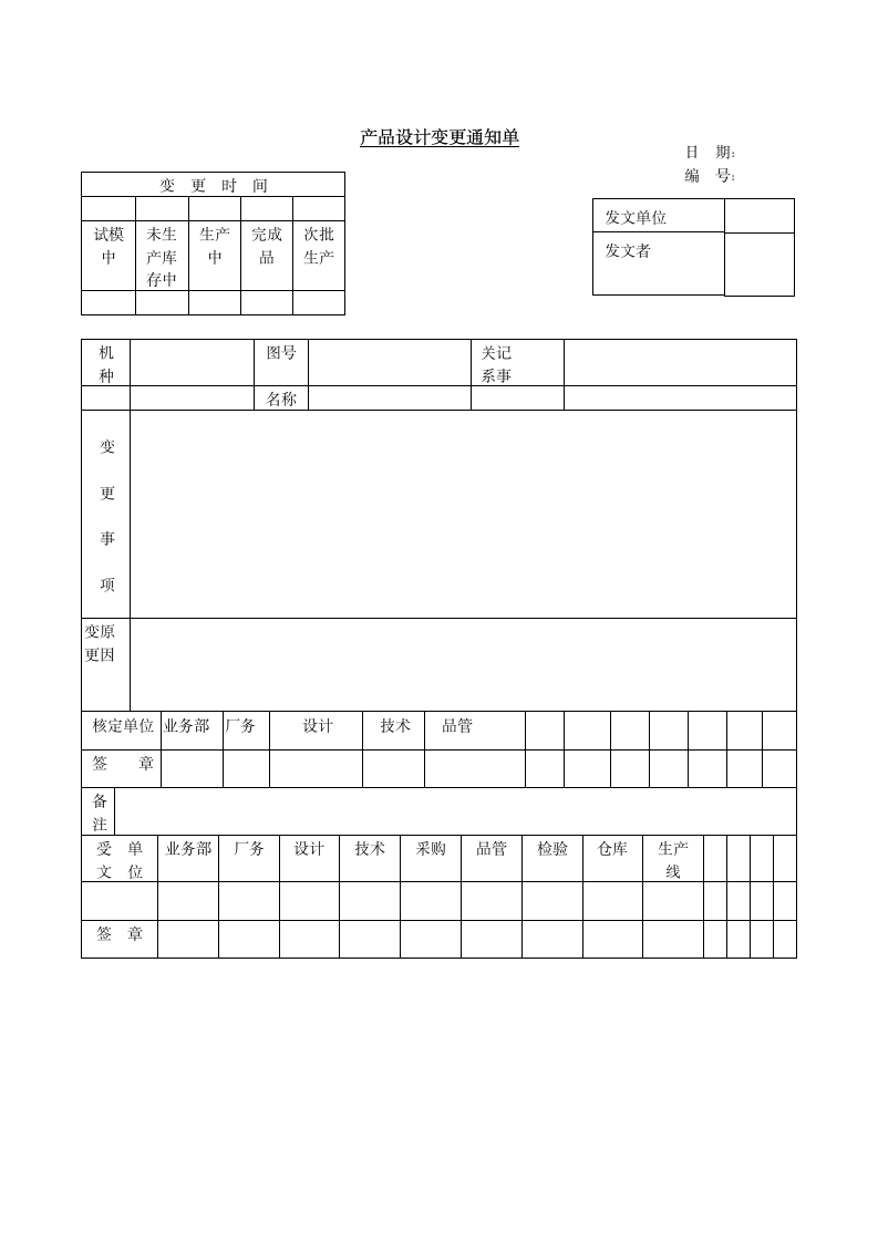 产品设计变更通知单.doc