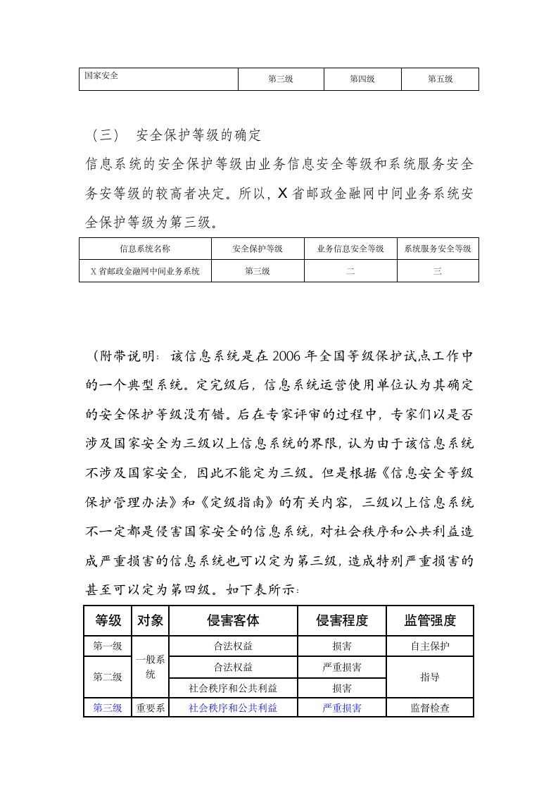 信息系统安全等级保护定级报告-样例.doc第5页