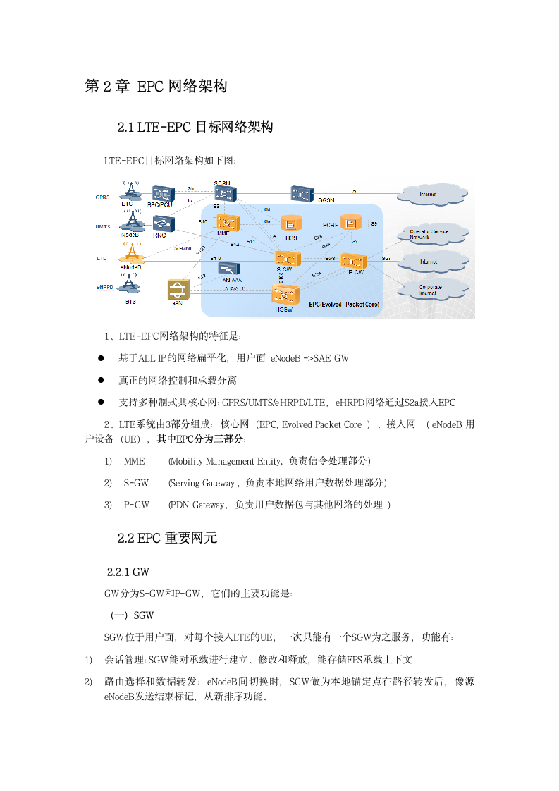 数据网-lte 核心网第5页