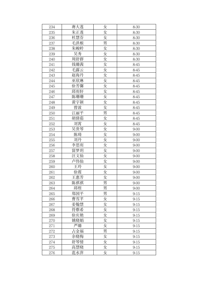 15年3月普通话考试时间安排第7页