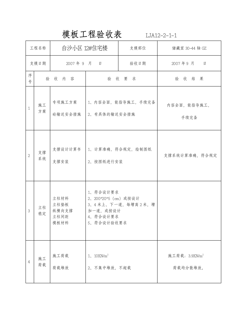 模板工程验收记录.doc第2页