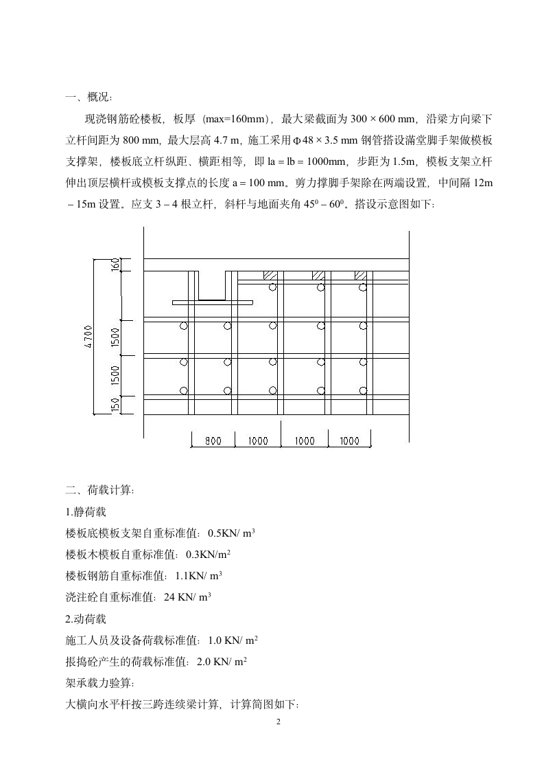 模板支架计算书.doc第2页