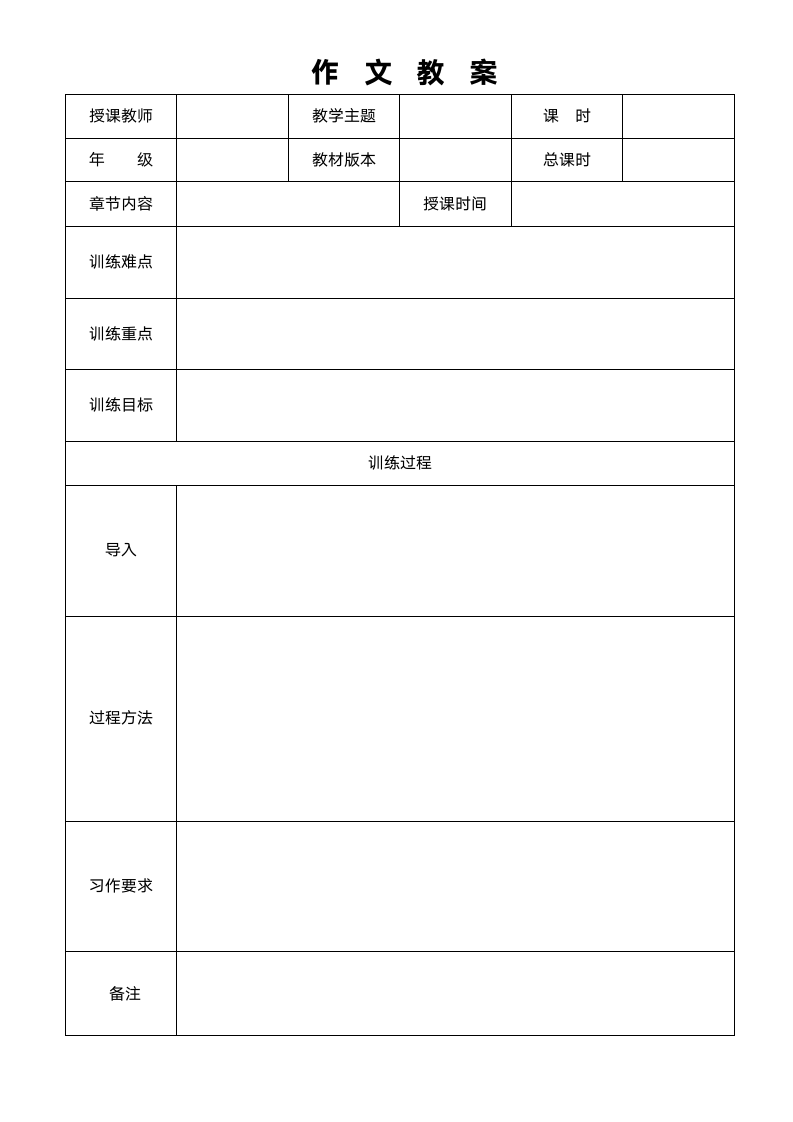 作文教案模板.docx第2页