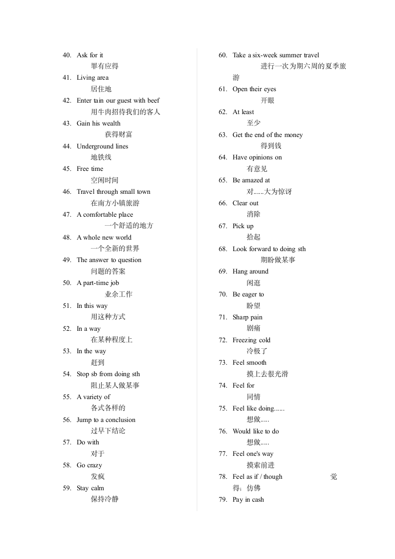 三校生高考英语词组第2页