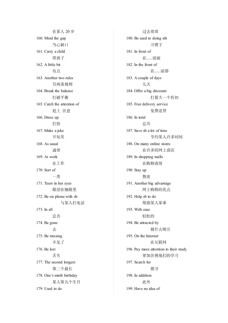 三校生高考英语词组第5页