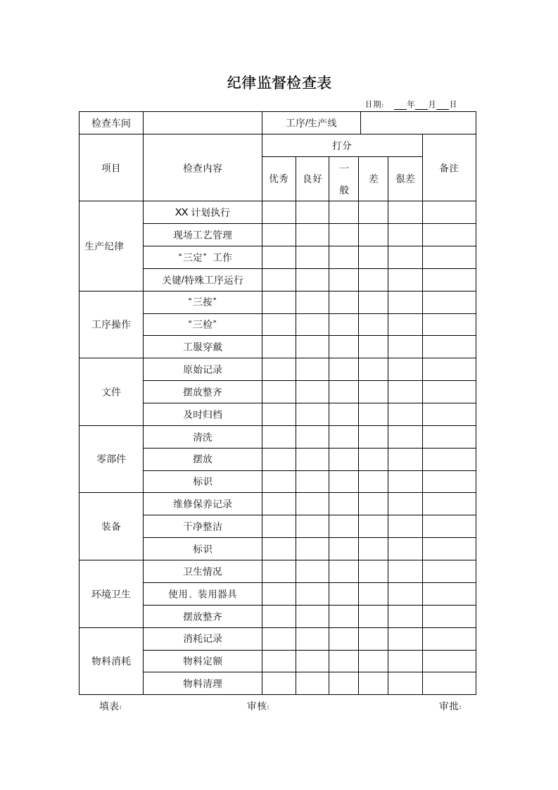 纪律监督检查表.docx第1页