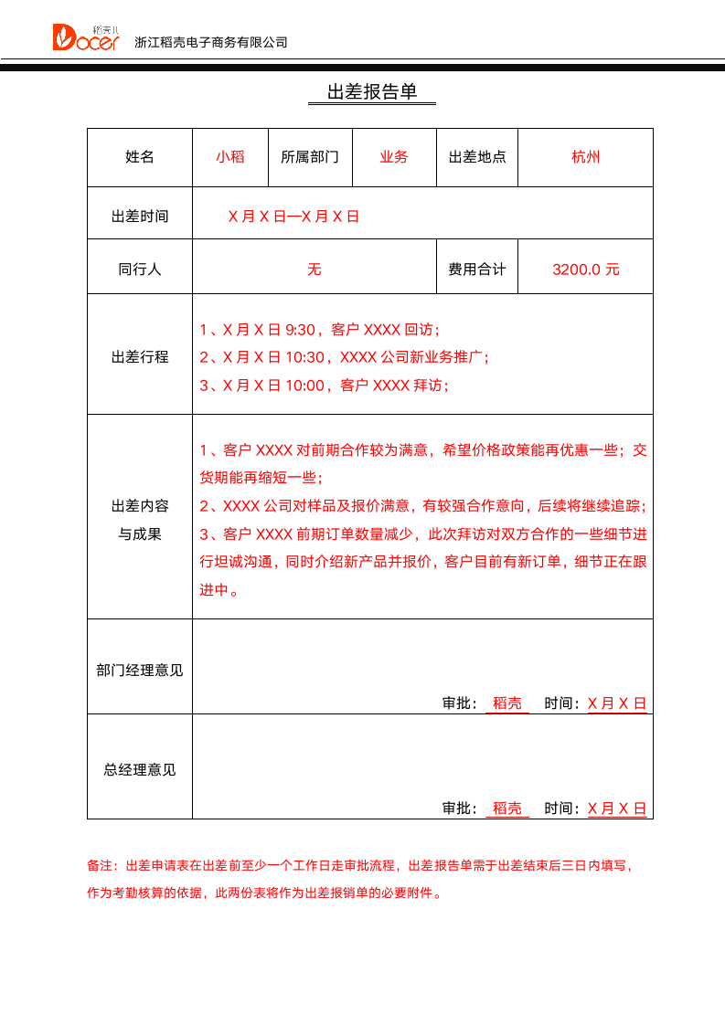 出差报销单附出差申请单出差报告单.docx第4页