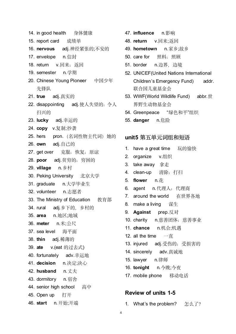 初二（八年级）下册英语单词表.doc第4页