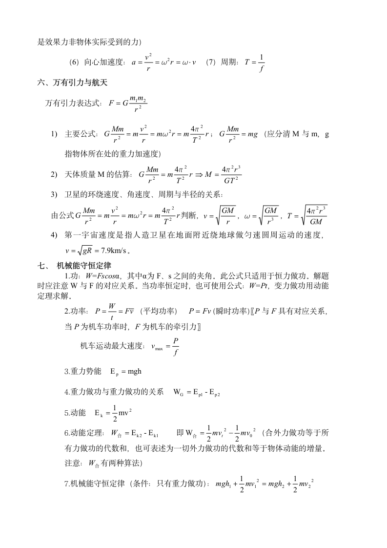 江苏_高中_物理_小高考_公式_简单第2页