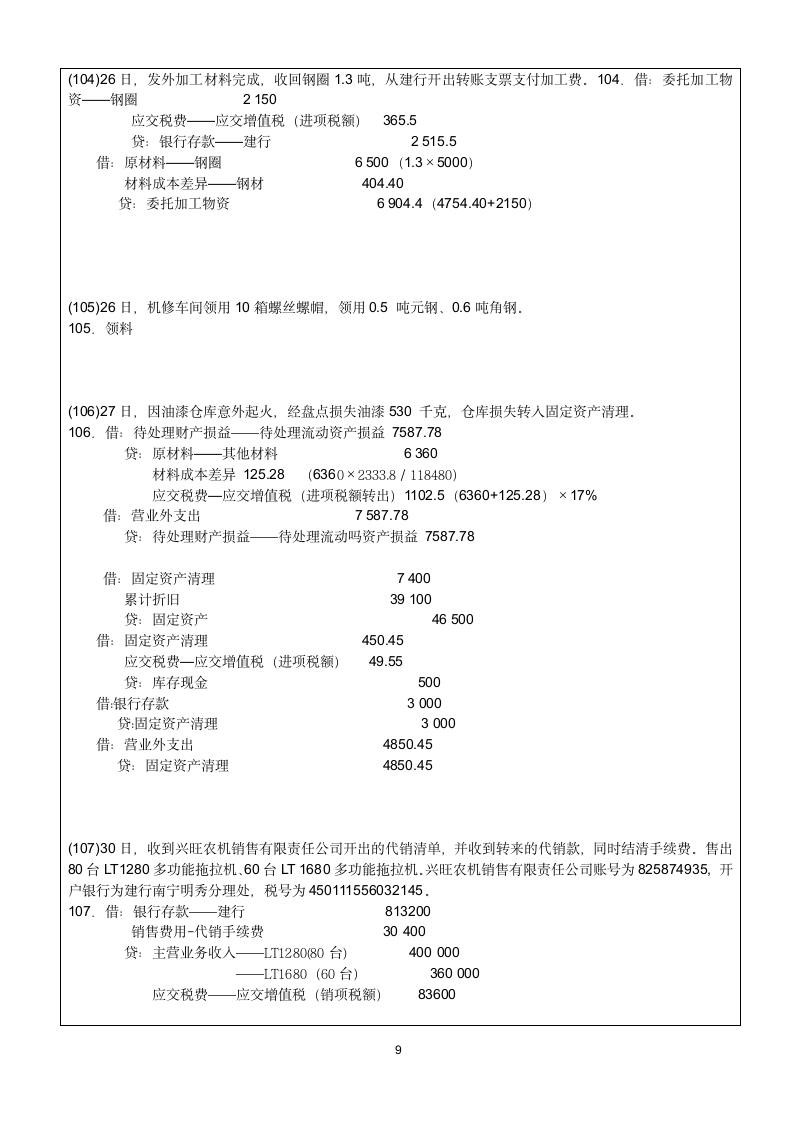 广西财经学院学生实习报告第9页