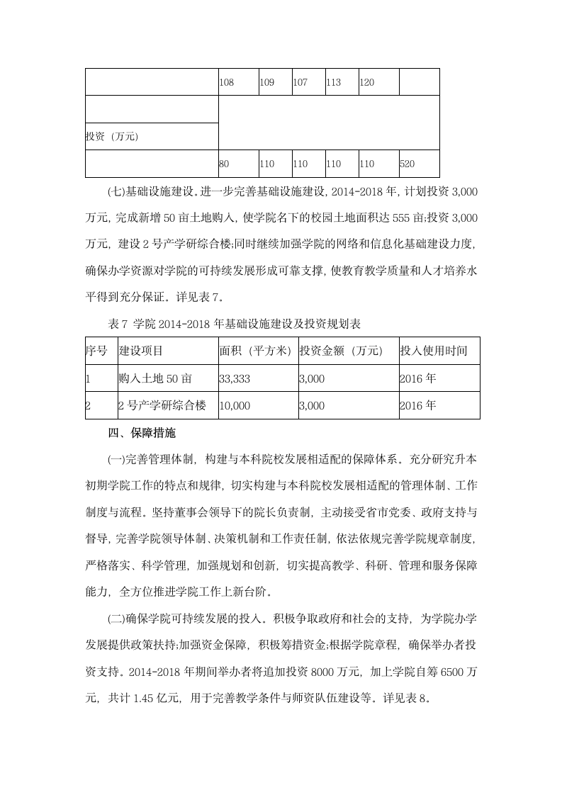 广东东软学院2014-2018年发展规划第8页