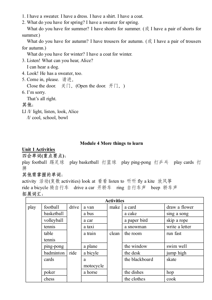 牛津英语2B重点词汇和句型语法.docx第6页