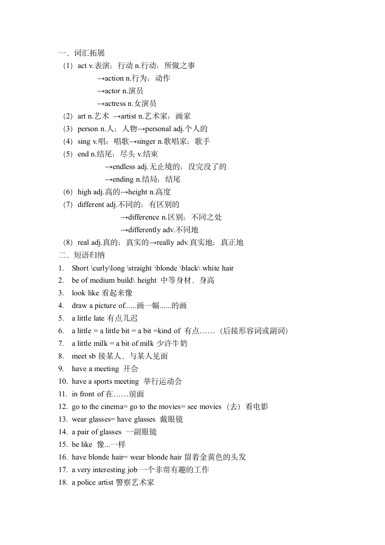 七年级下册英语9单元知识点总结.docx第1页