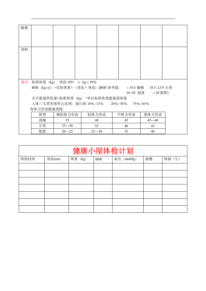 个人健康管理计划表.doc第3页