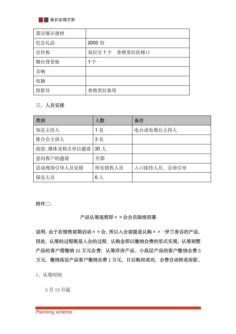 XX房地产开盘前活动策划.doc第6页