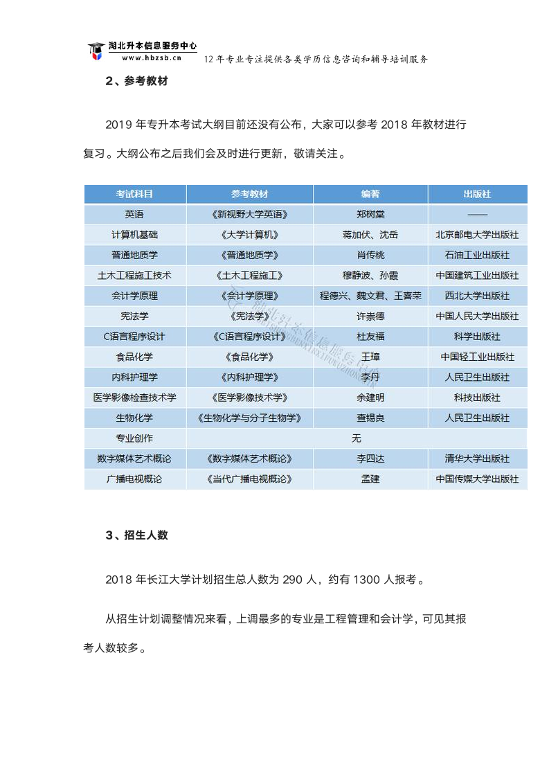 长江大学专升本有哪些招生专业？分数线高吗？第2页