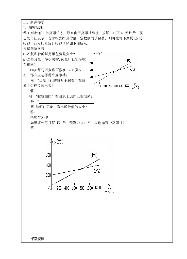 初中数学华师大版八年级下册《17.5.1实践与探索》导学案.docx第2页