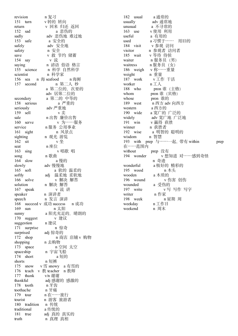 中考英语词汇背诵（构词法）.doc第7页