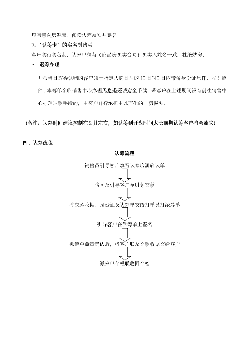 房地产项目开盘前认筹执行方案.docx第2页