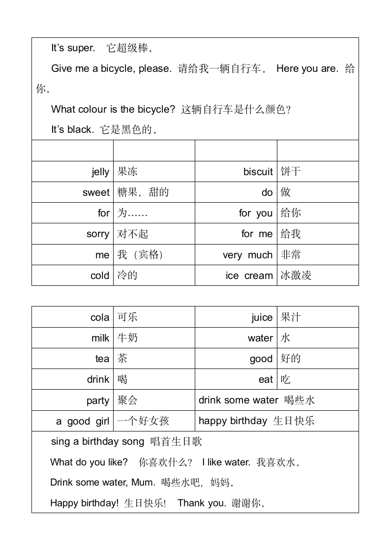 沪教版一年级英语全部词汇整理.docx第11页