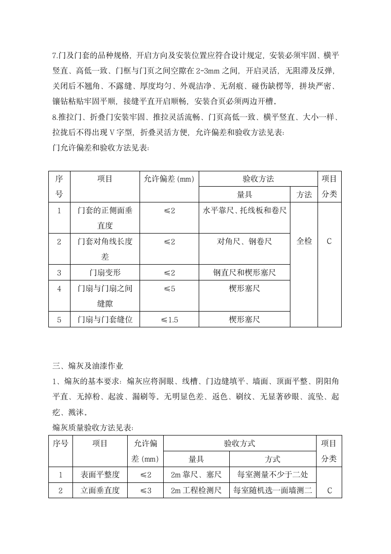 家装验收标准-全面详细.doc第9页