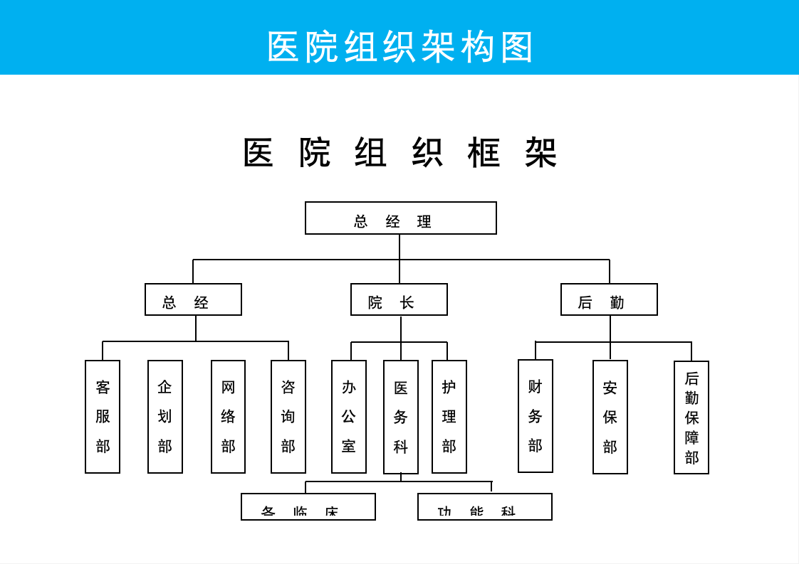 医院组织架构图.docx