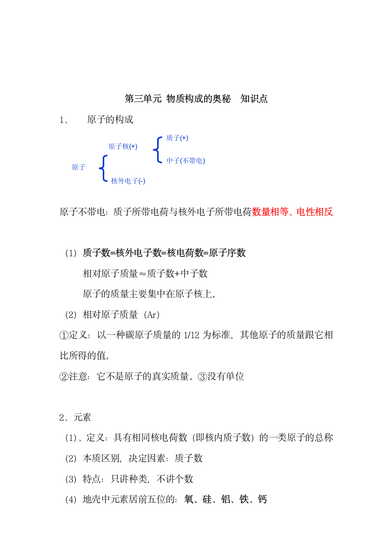 初三化学上册知识点总结.docx第7页