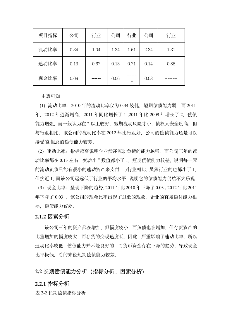 财务报表分析论文.doc第2页