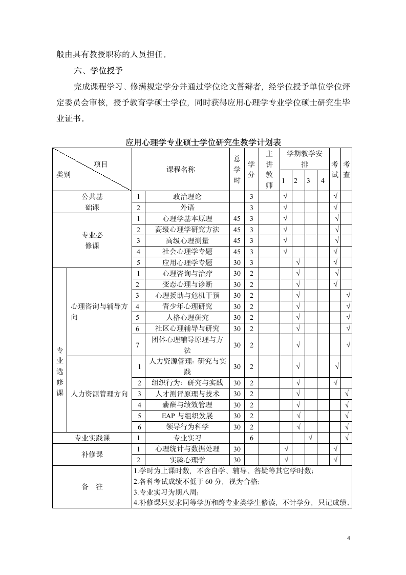 华南师大研究生培养计划第4页