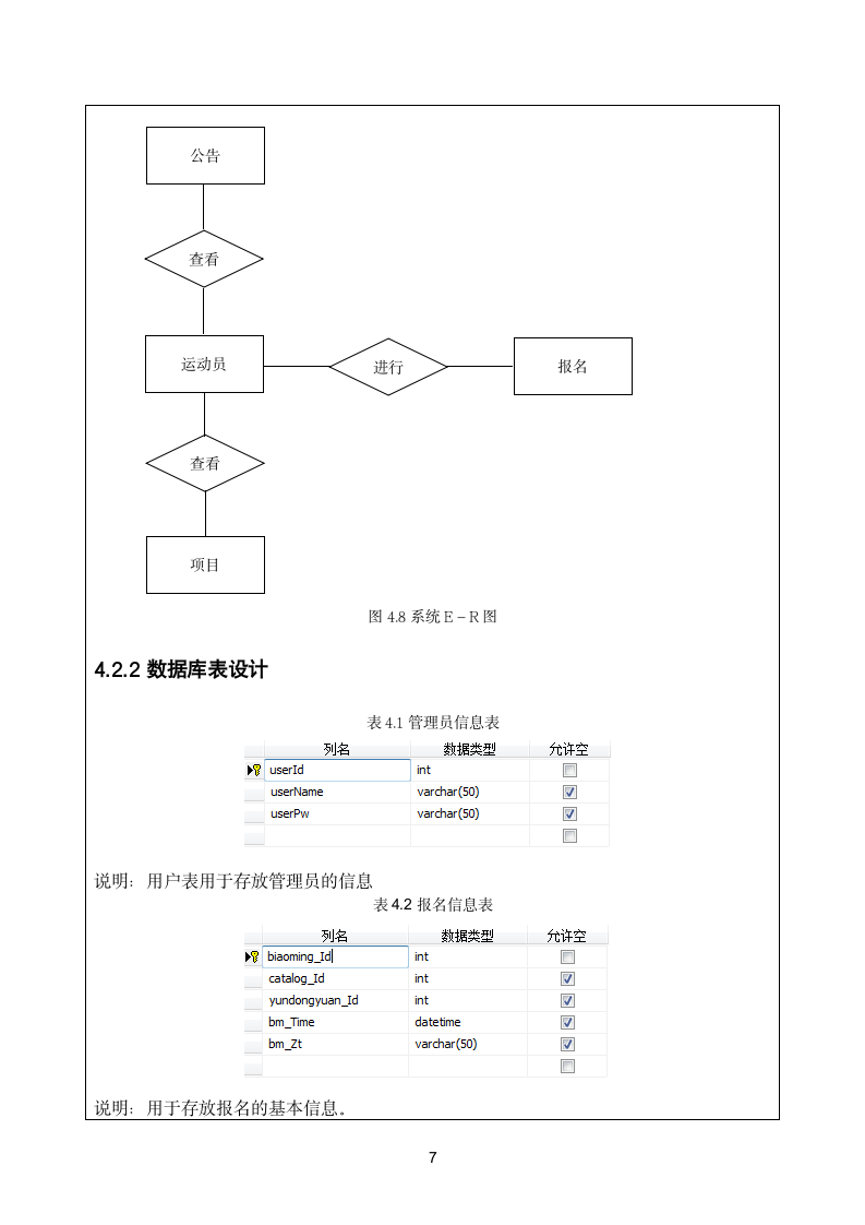 运动会报名系统论文第9页