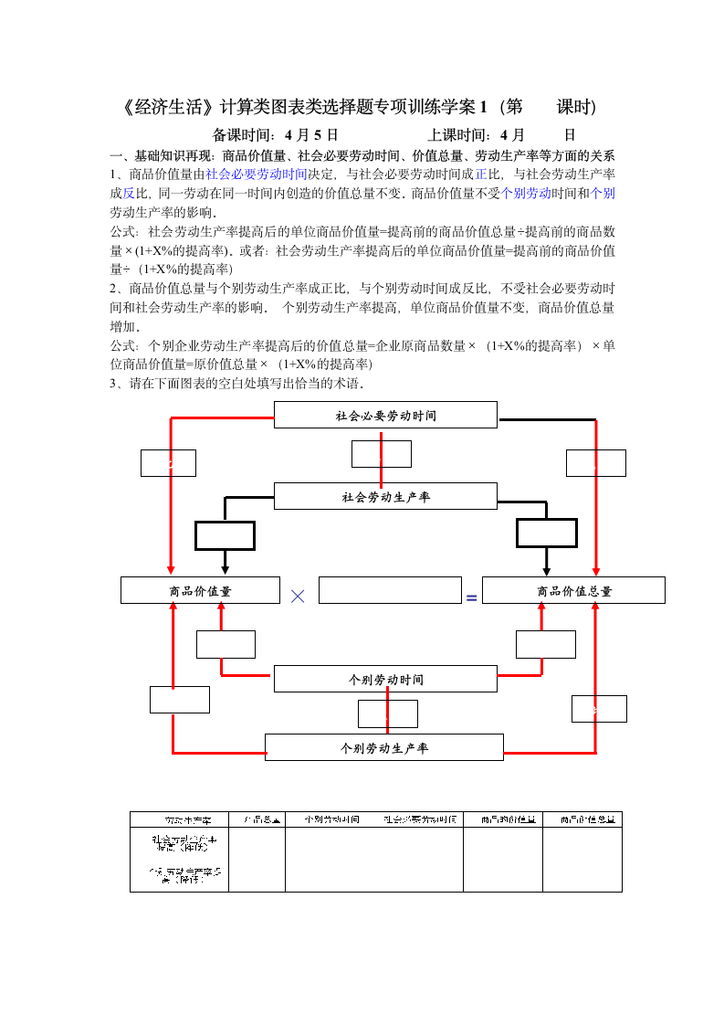 经济生活计算题专项训练学案.doc第1页