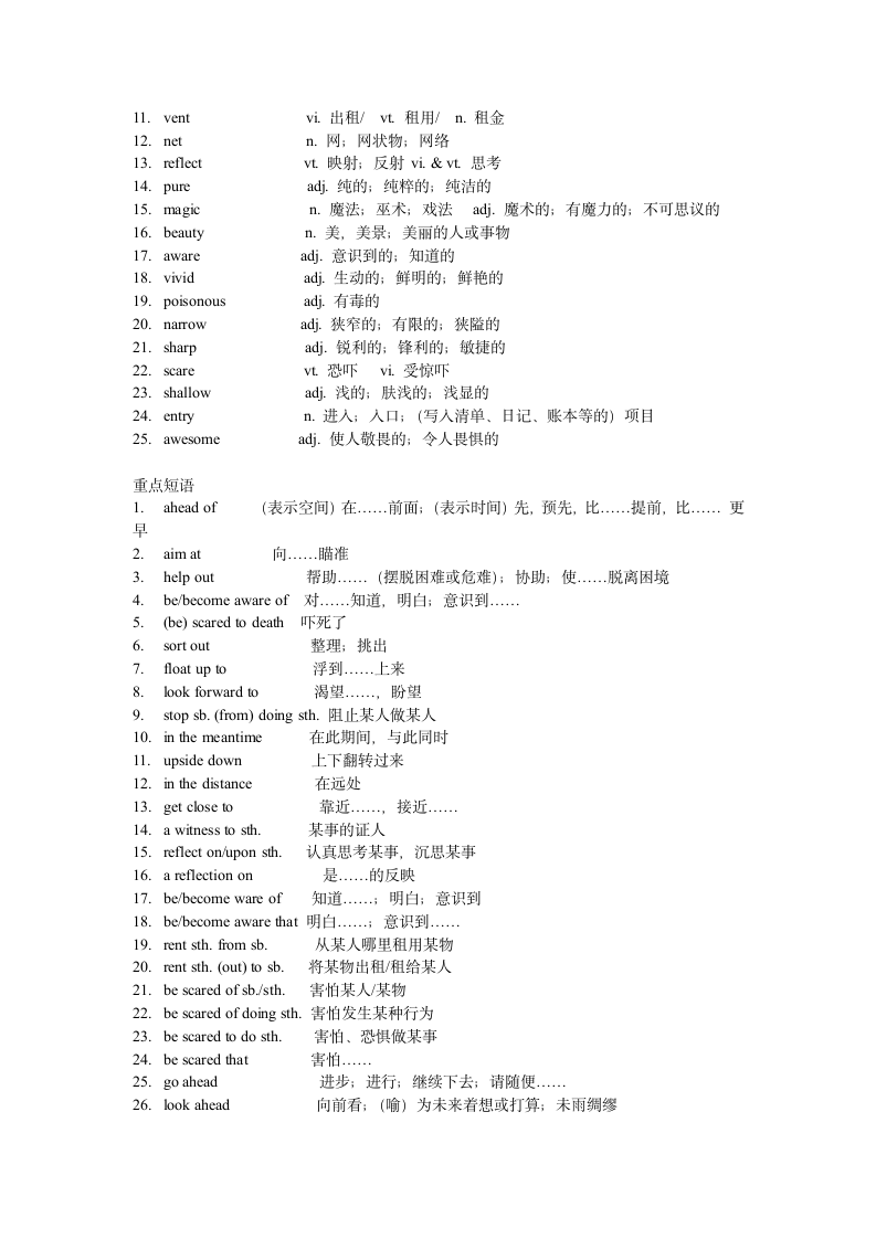 高中英语选修7单词词组总汇.doc第3页