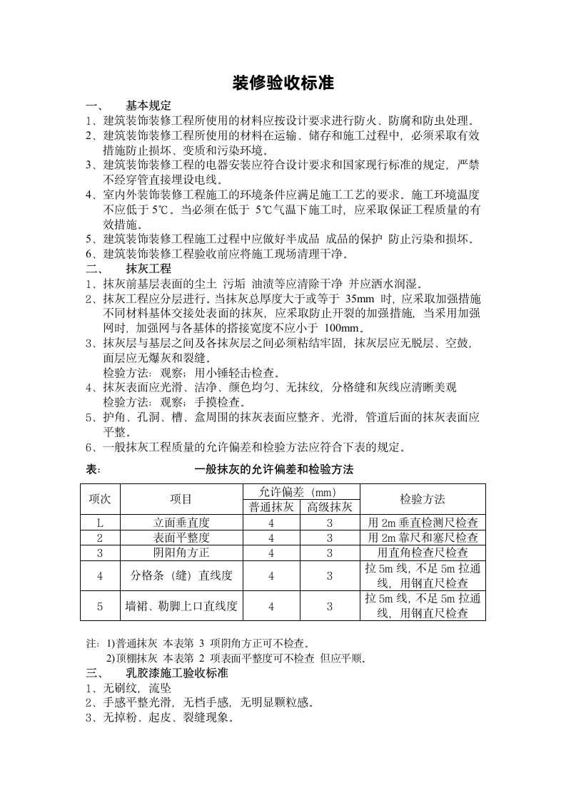 装修验收标准.doc第1页