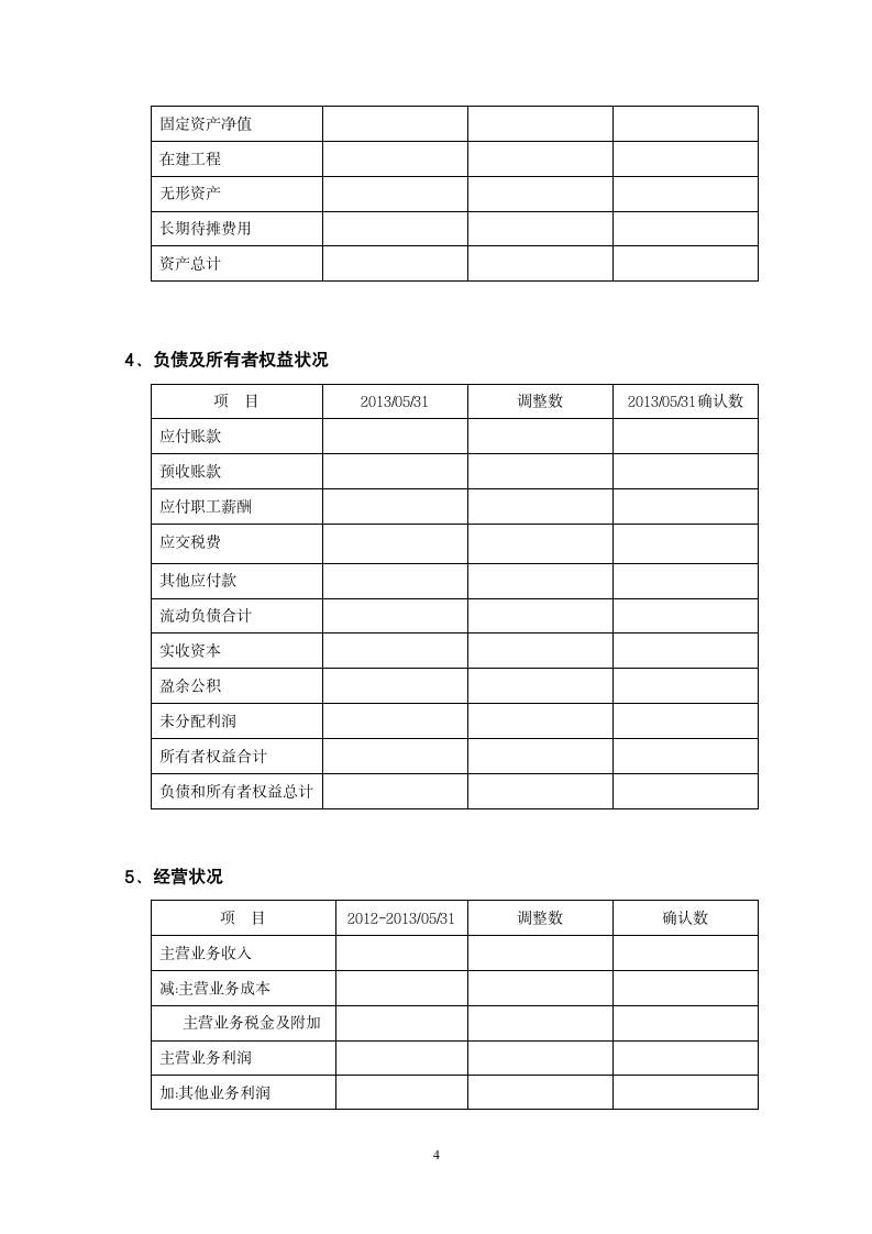 股权收购财务尽职调查报告模板.doc第4页