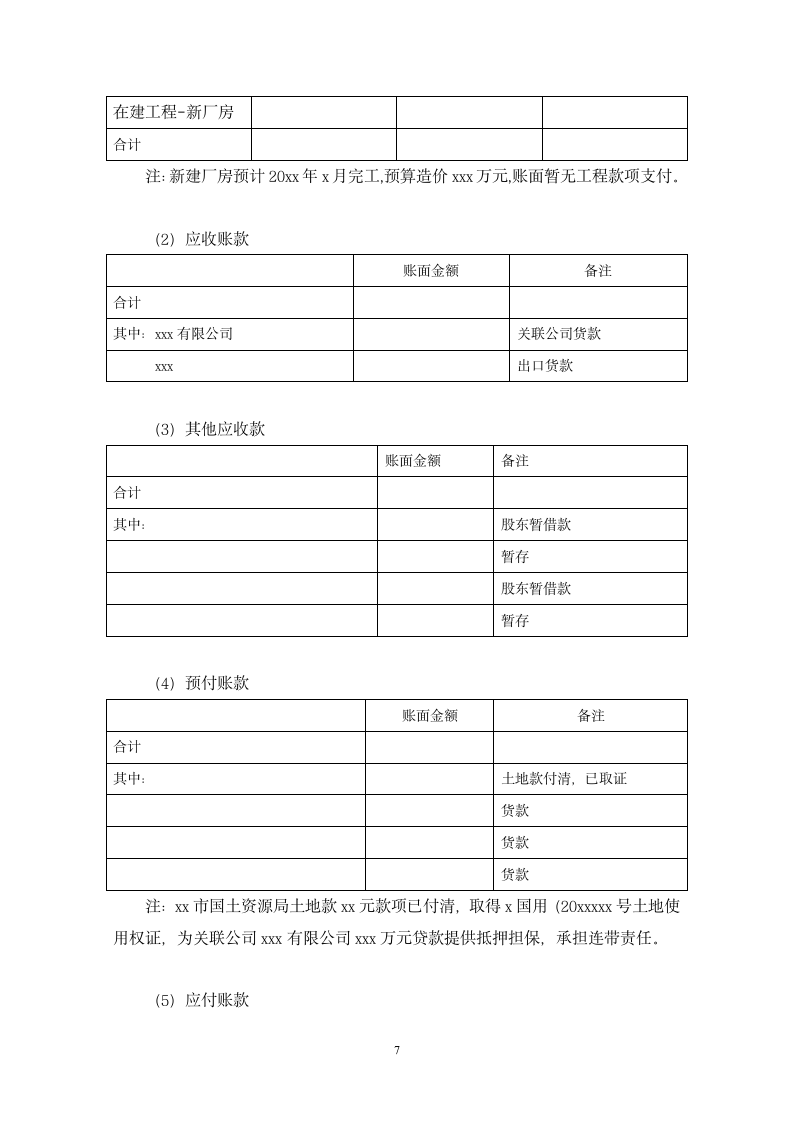 股权收购财务尽职调查报告模板.doc第7页