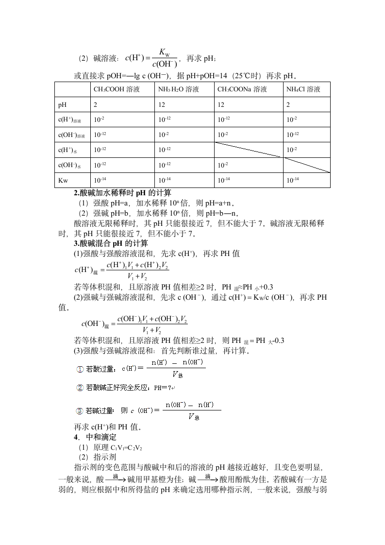 高中电离平衡知识点总结.docx第3页