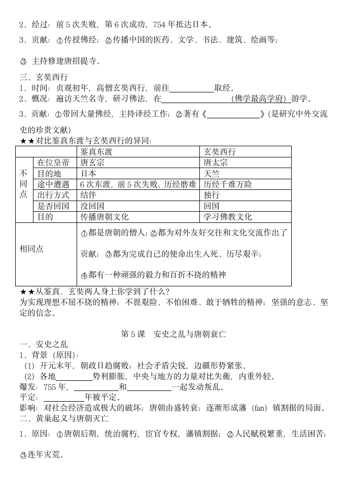 七年级下册历史知识点归纳.docx第5页