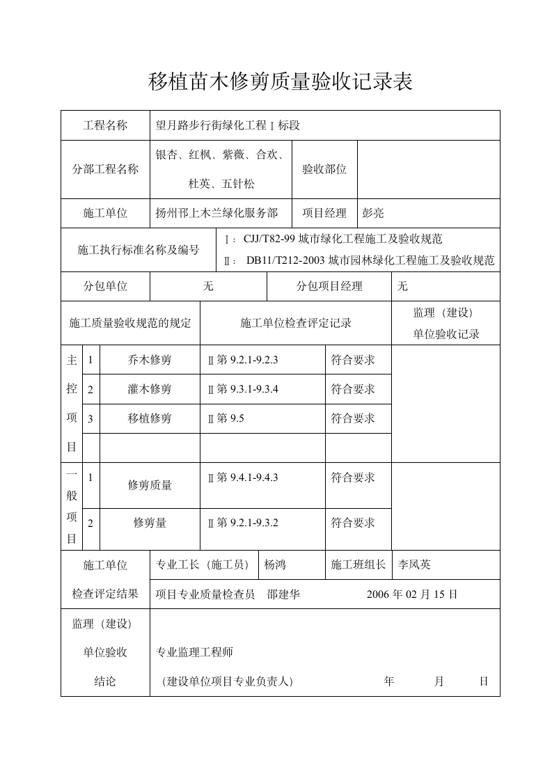 城市园林绿化工程验收表格8.doc第2页