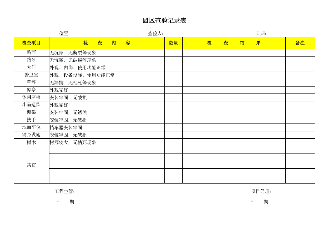 园区查验记录表.docx第1页