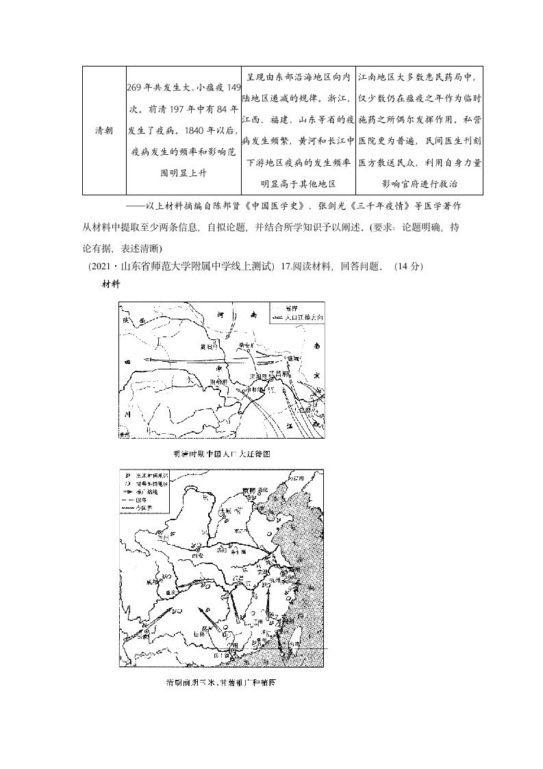 2021届高考历史钻石押题卷   山东专版 Word版含解析.doc第5页