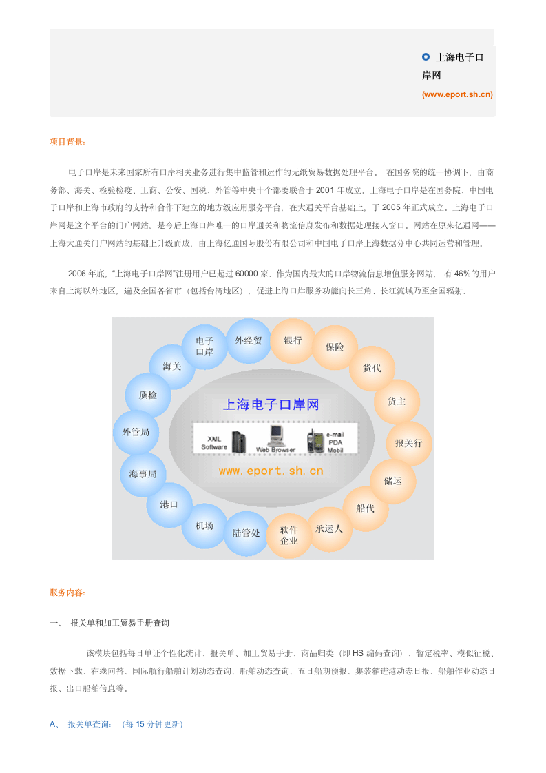 上海电子口岸网介绍第1页